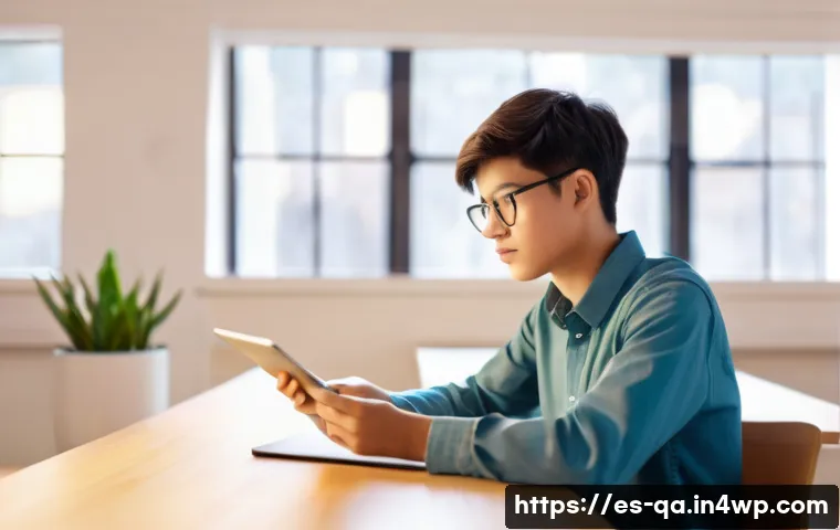 간격 반복 학습을 위한 커뮤니티 구축 - **Prompt:** A young, determined student, around 18 years old, is seated at a minimalist, modern desk...