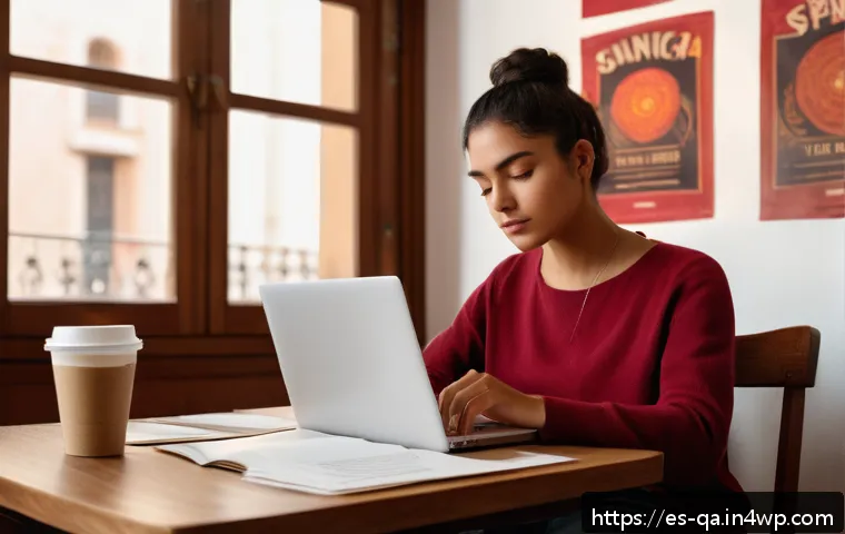 효과적인 간격 반복 시스템을 위한 테크닉 - A focused young Hispanic adult studying at a cozy, sunlit room with Spanish cultural elements like a...